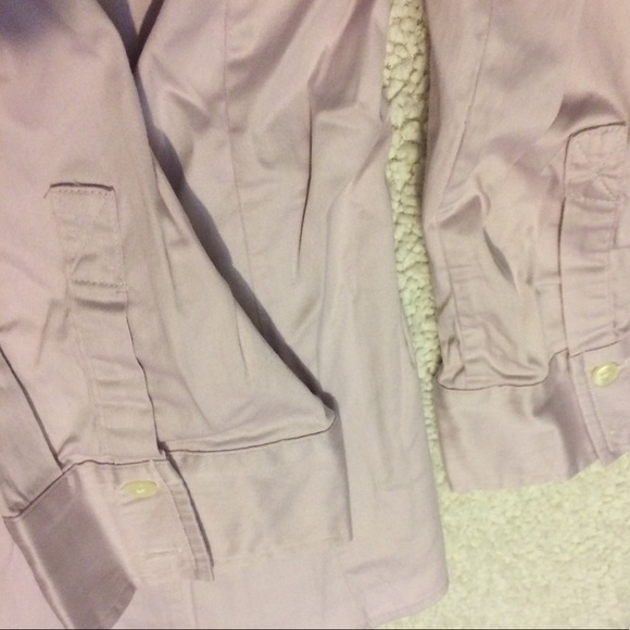 Banana republic fitted lavender 3/4 slv blouse szS - Picture 4 of 6